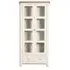 Perth 2 Door Glazed Display Cabinet - White, Wood