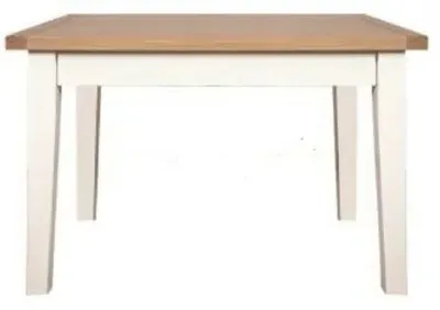 Perth 2-Seater Dining Table - White, Wood image