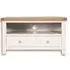 Perth Corner TV Unit - White, Wood