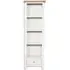 Perth Narrow Bookcase - White, Wood