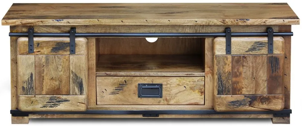 Renwal Works TV Unit - Natural, Wood
