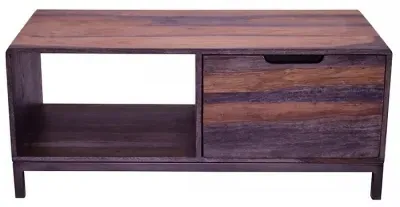 Sirani 110cm TV Unit - Dark, Sheesham Wood image