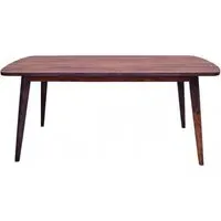 Sirani 6-Seater Dining Table - Dark Sheesham Wood