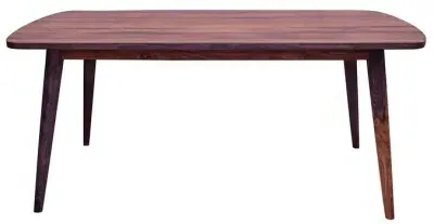 Sirani 6-Seater Dining Table - Dark Sheesham Wood