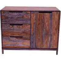 Sirani Small Sideboard - Dark Sheesham Wood