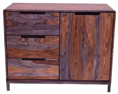 Sirani Small Sideboard - Dark Sheesham Wood