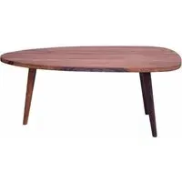 Sirani Triangular Coffee Table - Dark, Sheesham Wood