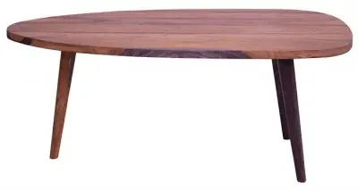 Sirani Triangular Coffee Table - Dark, Sheesham Wood image