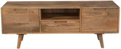 Summit Century 135cm TV Unit - Solid Wood