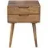 Summit Century 2-Drawer Side Table - Solid Wood