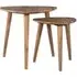 Summit Century Triangular Nest of 2 Tables - Solid Wood