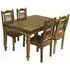 Thacket 4-Seater Dining Set with Chairs - Sheesham Wood