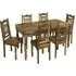Thacket 6 Seater Dining Set with 6 Chairs - Sheesham Wood