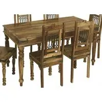 Thacket 6-Seater Dining Table - Sheesham Wood