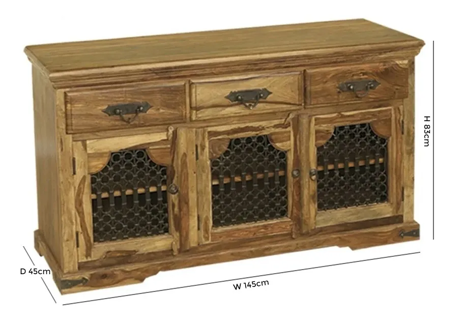 Thacket Medium Sideboard - Sheesham Wood