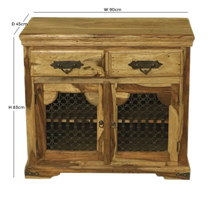 Thacket Small Sideboard - Sheesham Wood