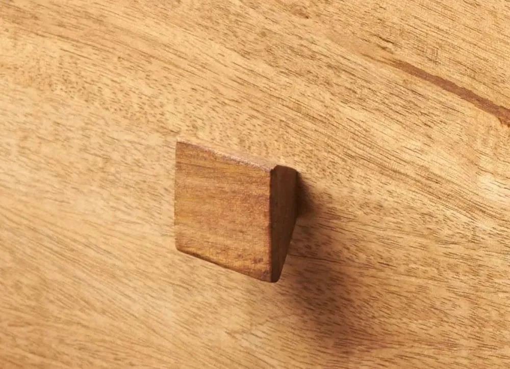 Ajmer 135cm 3 Door Sideboard - Light, Mango Wood