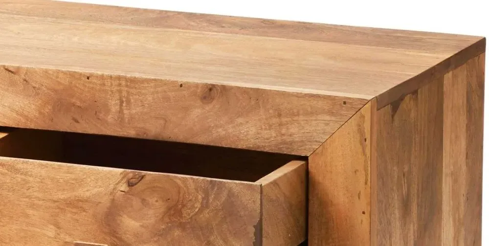 Ajmer 145cm TV Unit - Light Mango Wood