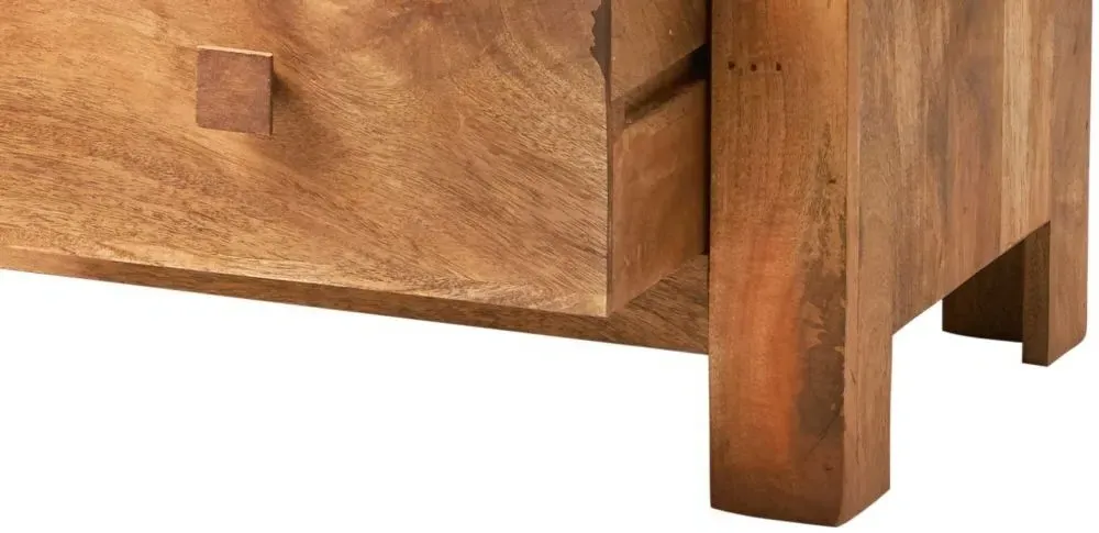 Ajmer 145cm TV Unit - Light Mango Wood