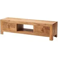 Ajmer 145cm TV Unit - Light Mango Wood