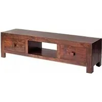 Ajmer 145cm TV Unit - Walnut, Mango Wood