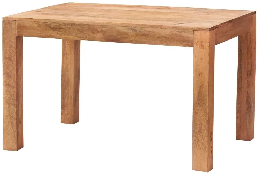 Ajmer 4 Seater Dining Set with 4 Chairs - Light Mango Wood