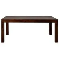 Ajmer 6 Seater Dining Table - Walnut, Mango Wood