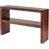 Ajmer Console Table with Shelf - Dark Mango Wood
