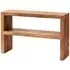 Ajmer Console Table with Shelf - Light Mango Wood