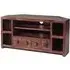 Ajmer Corner TV Unit - Dark Mango Wood