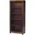 Ajmer Dark Mango Wood Bookcase - Walnut
