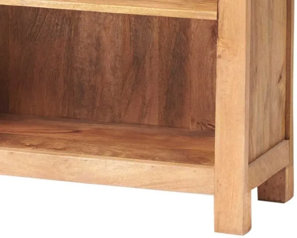 Ajmer Open Bookcase - Light Mango Wood