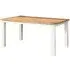 Alfie 6-Seater Dining Table - White, Mango Wood