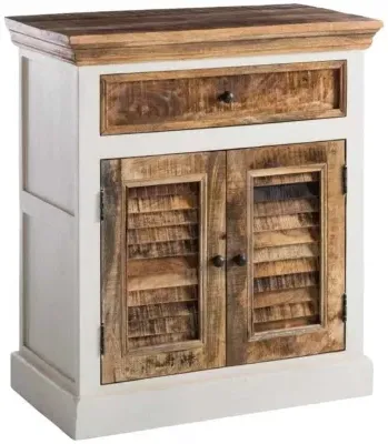 Alfie Compact Sideboard - White, Wood image