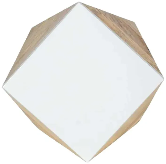 Alfie Side Table - White, Mango Wood