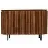 Amber Slatted 2 Door Sideboard - Warm Walnut, Mango Wood