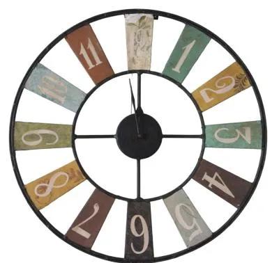 Archie Round Wall Clock - Black, Metal image