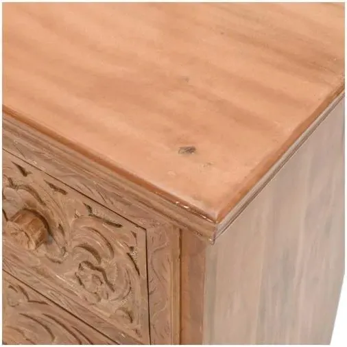 Artwork 4 Drawer Chest - Brown, Mango Wood