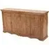 Artwork Carved Extra Large Sideboard 4 Doors - Brown, Mango Wood