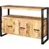 Bhuj Industrial 3 Door Sideboard - Natural, Wood