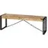 Bhuj Industrial Wooden Dining Bench - Natural