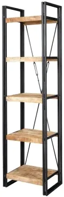 Bhuj Narrow Shelving Unit - Natural