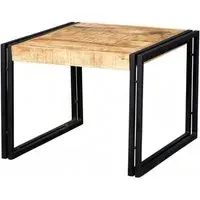 Bhuj Square Coffee Table - Natural, Wood