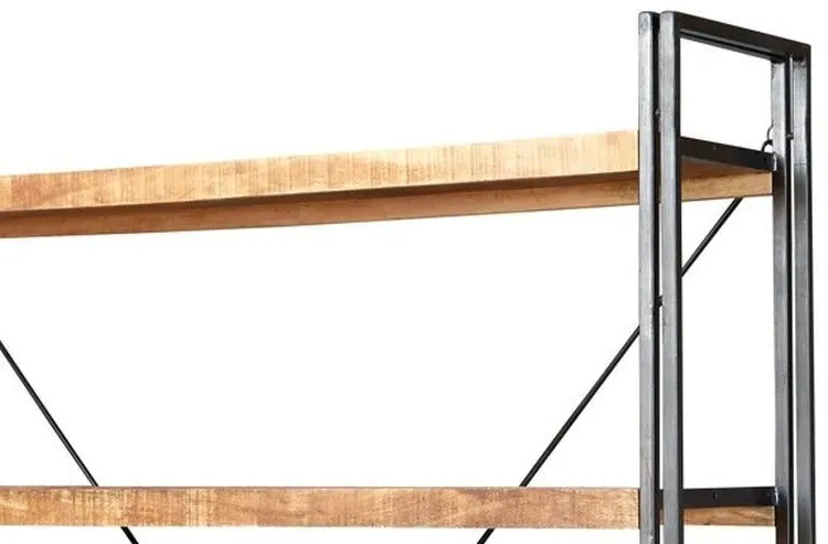 Bhuj Wide Shelving Unit - Natural