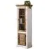 Coastal Narrow Display Cabinet - White, Wood