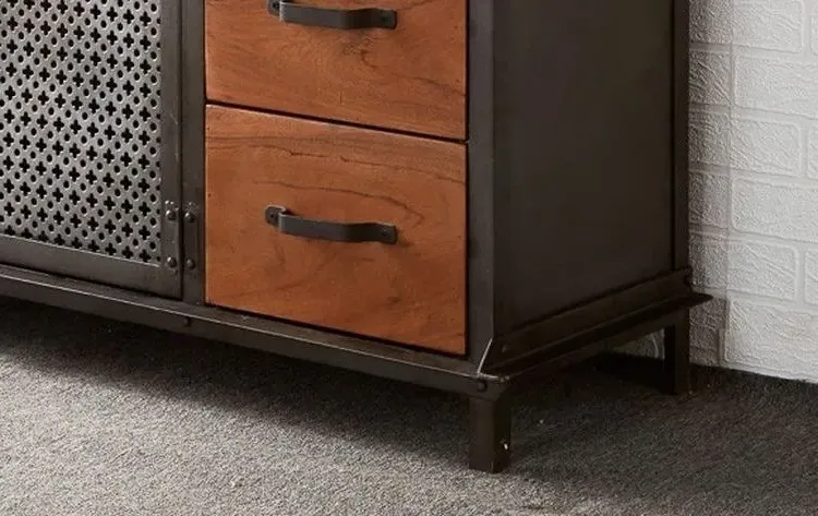 Coorg 125cm 2 Door Sideboard - Brown, Wood