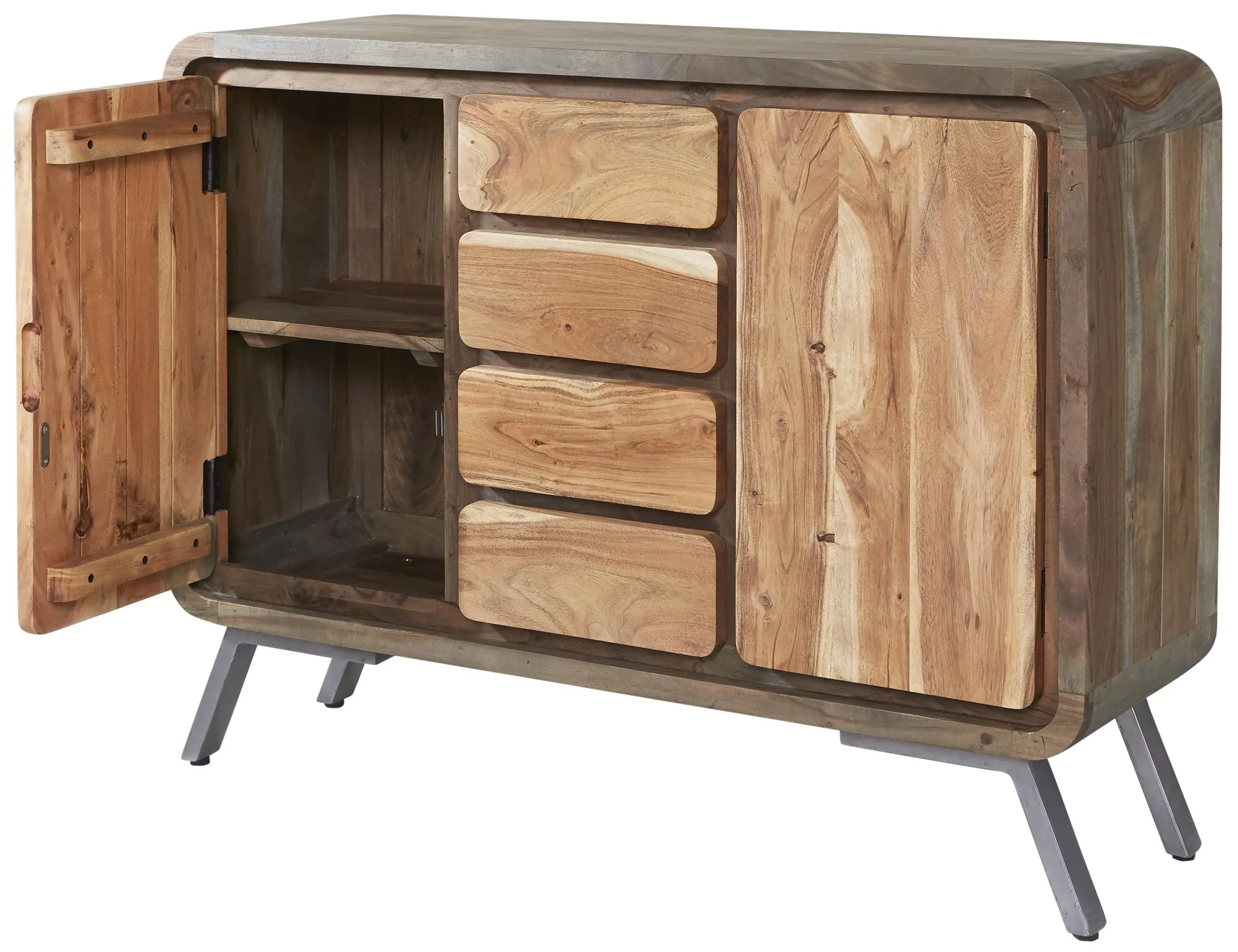 Dalhousie 120cm Sideboard - Brown, Acacia Wood