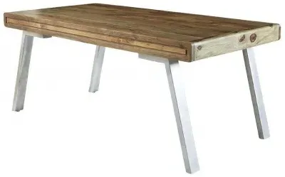 Dalhousie 6-Seater Dining Table - Brown, Acacia Wood