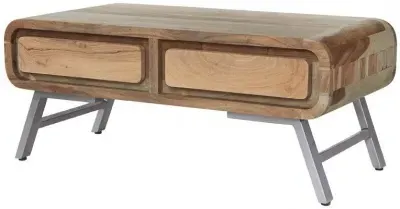 Dalhousie Acacia Wood Storage Coffee Table - Brown image