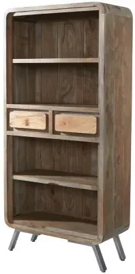 Dalhousie Large Bookcase - Brown, Acacia Wood image